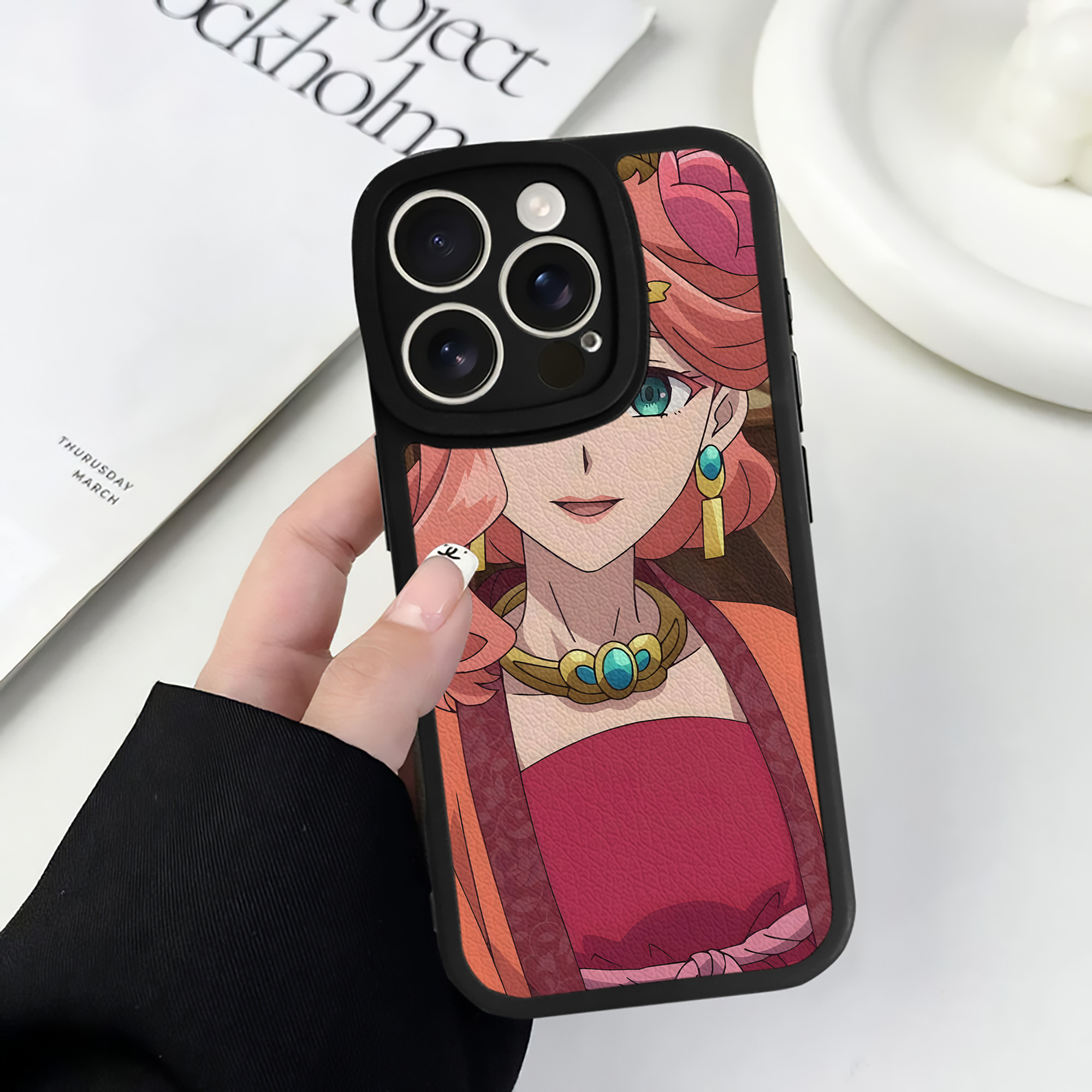 薬屋のひとりごと The Apothecary Diaries 【iPhone 16シリーズ対応】シリコンスマホケース（レザー調） 材質：シリコン
